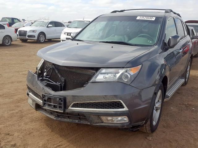 2HNYD2H4XBH532925 - 2011 ACURA MDX TECHNOLOGY  photo 2