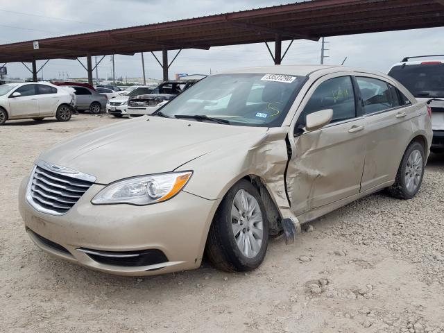 1C3CCBAGXEN164883 - 2014 CHRYSLER 200 LX  photo 2