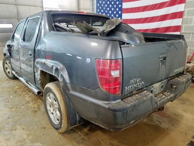 5FPYK1F51AB501043 - 2010 HONDA RIDGELINE RTL  photo 3