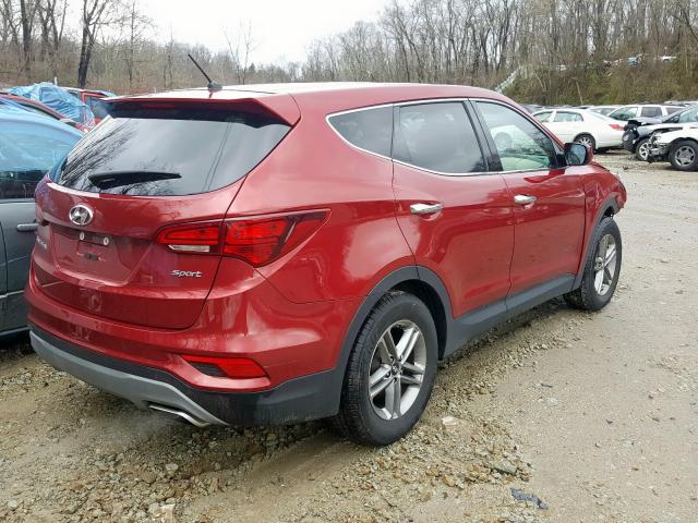 5XYZT3LB3JG556182 - 2018 HYUNDAI SANTA FE SPORT  photo 4