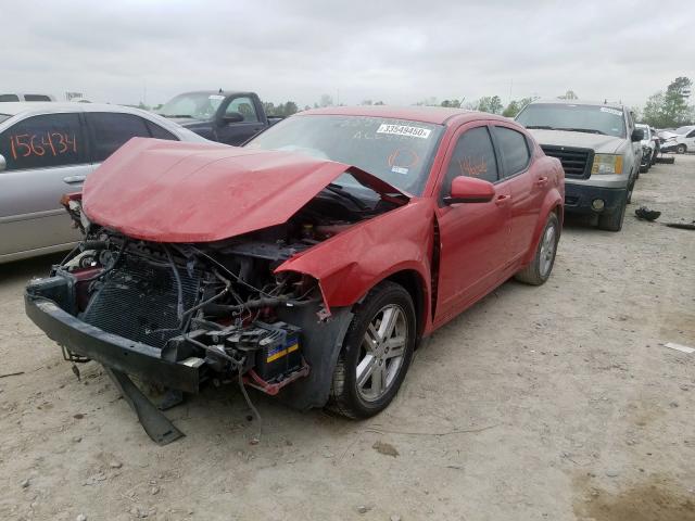 1C3CDZCG6DN709382 - 2013 DODGE AVENGER SXT  photo 2