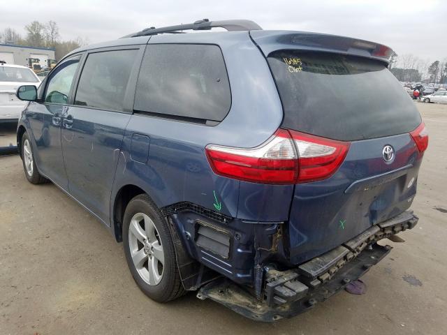 5TDKK3DC6FS547479 - 2015 TOYOTA SIENNA LE  photo 3