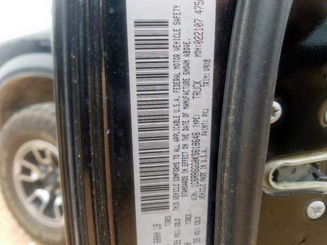 1C6RR6GG0KS618646 - 2019 RAM 1500 CLASSIC SLT  foto 10