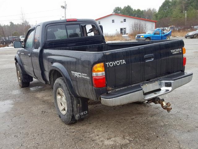 5TEWN72N22Z132418 - 2002 TOYOTA TACOMA XTRACAB  photo 3