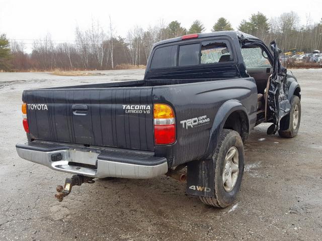 5TEWN72N22Z132418 - 2002 TOYOTA TACOMA XTRACAB  photo 4