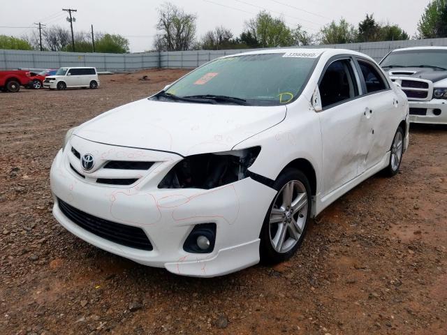 5YFBU4EE8DP205280 - 2013 TOYOTA COROLLA BASE  photo 2