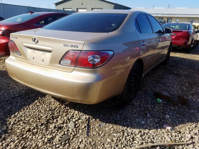 JTHBF30G535040229 - 2003 LEXUS ES 300  photo 4