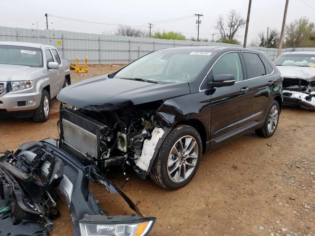 2FMPK3K83JBB04829 - 2018 FORD EDGE TITANIUM  photo 2