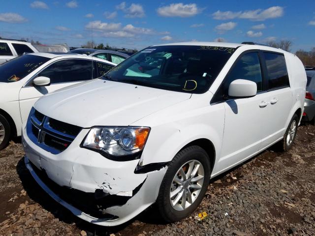 2C4RDGCG1KR661249 - 2019 DODGE GRAND CARAVAN SXT  photo 2