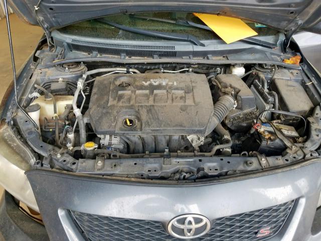 2T1BU4EE0AC480511 - 2010 TOYOTA COROLLA BASE  photo 7