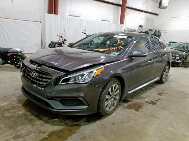 5NPE34AFXFH195995 - 2015 HYUNDAI SONATA SPORT  photo 2