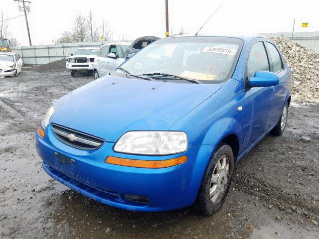 KL1TD52655B364482 - 2005 CHEVROLET AVEO BASE  foto 2