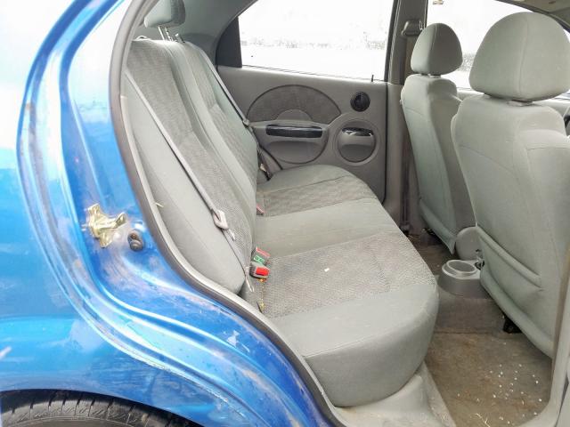 KL1TD52655B364482 - 2005 CHEVROLET AVEO BASE  foto 6