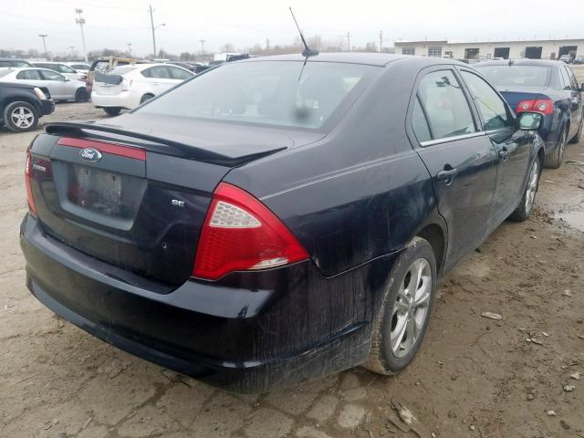 3FAHP0HA8CR400250 - 2012 FORD FUSION SE  photo 4