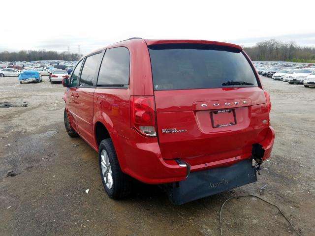 2C4RDGCG4DR754320 - 2013 DODGE GRAND CARAVAN SXT  photo 3