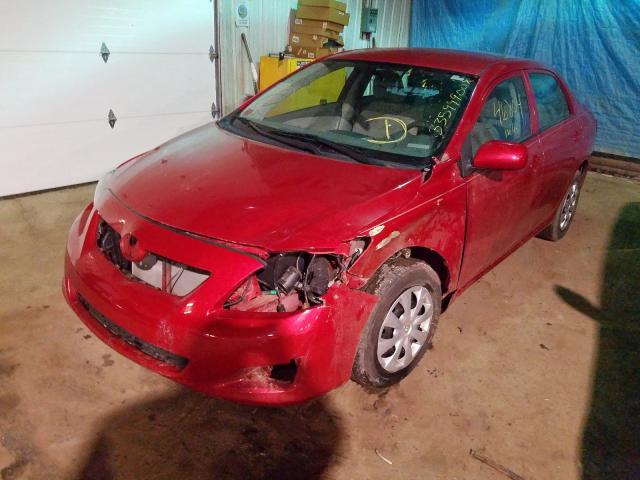 1NXBU4EE4AZ259136 - 2010 TOYOTA COROLLA BASE  photo 2