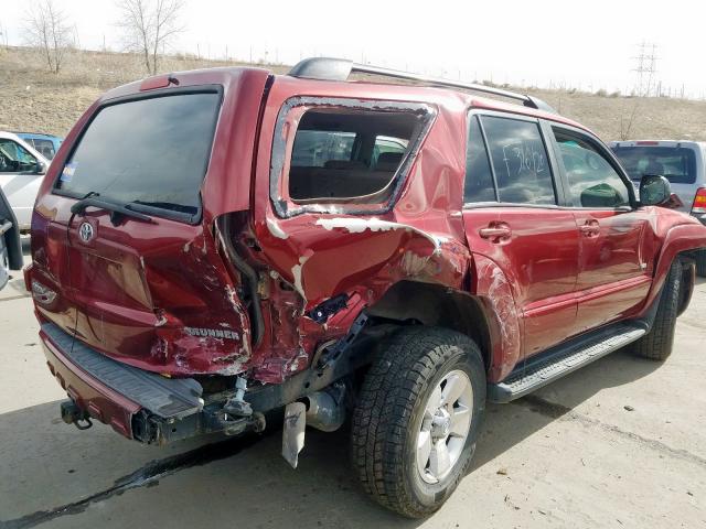 JTEZU14RX58040861 - 2005 TOYOTA 4RUNNER SR5  photo 4