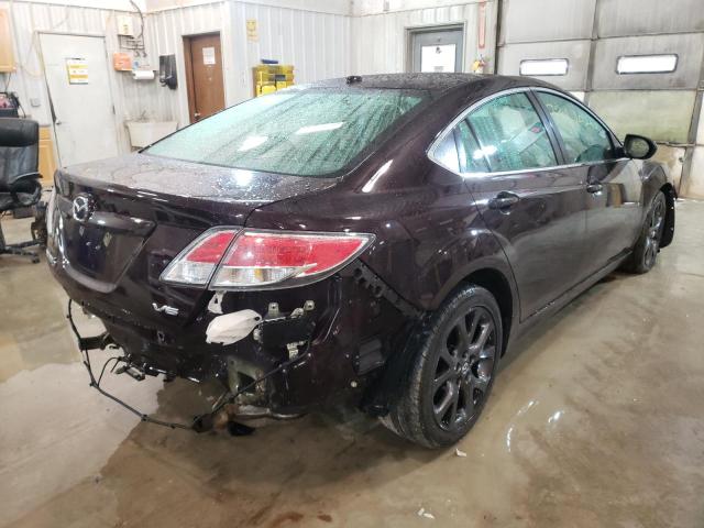 1YVHP82B995M34293 - 2009 MAZDA 6 S PURPLE photo 4