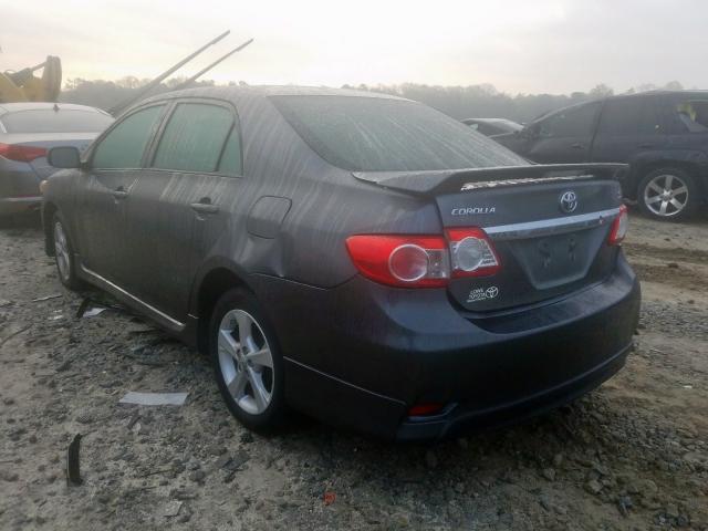 2T1BU4EEXBC687022 - 2011 TOYOTA COROLLA BASE  photo 3