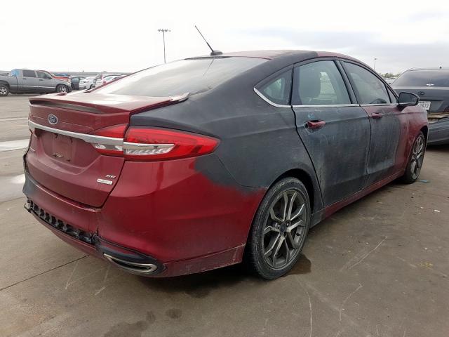 3FA6P0H99HR299031 - 2017 FORD FUSION SE  photo 4