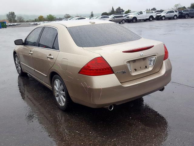 1HGCM66847A068969 - 2007 HONDA ACCORD EX  photo 3