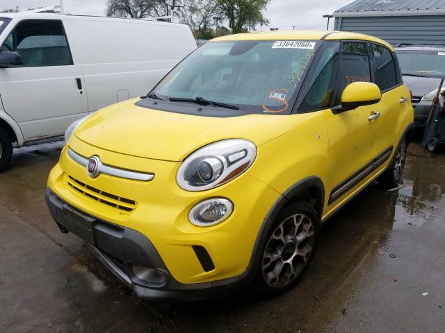 ZFBCFADH4EZ020663 - 2014 FIAT 500L TREKKING  photo 2