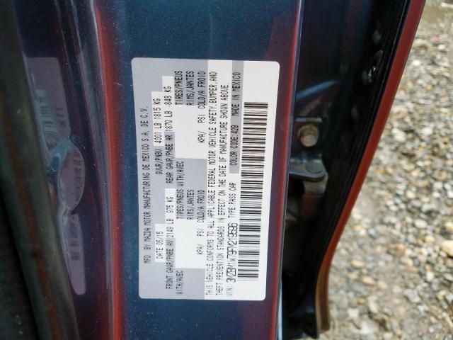 3MZBM1W79FM219596 - 2015 MAZDA 3 GRAND TOURING  photo 10