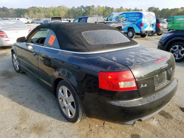 WAUAC48H66K009065 - 2006 AUDI A4 1.8 CABRIOLET  photo 3