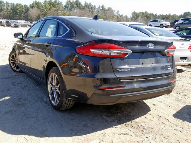 3FA6P0CD3KR140637 - 2019 FORD FUSION SEL  photo 3