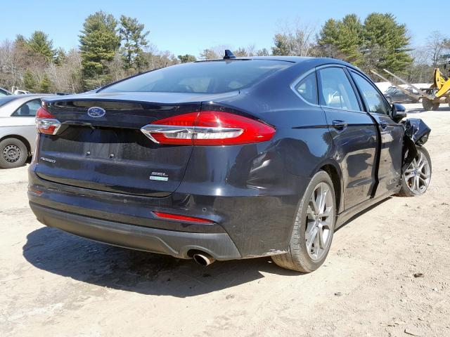 3FA6P0CD3KR140637 - 2019 FORD FUSION SEL  photo 4