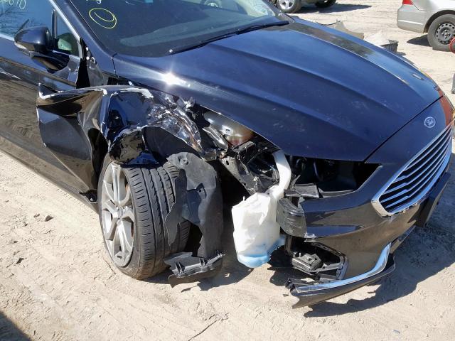 3FA6P0CD3KR140637 - 2019 FORD FUSION SEL  photo 9