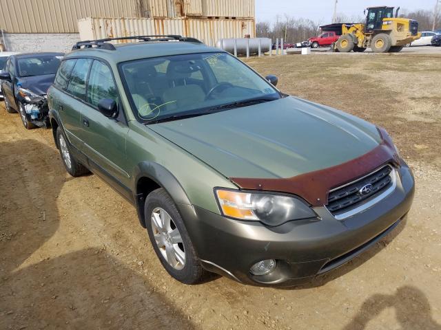 4S4BP61C257368416 - 2005 SUBARU LEGACY OUTBACK 2.5I  photo 1