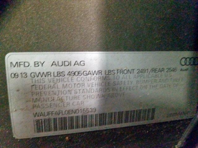 WAUFFAFL0EN015539 - 2014 AUDI A4 PREMIUM PLUS  photo 10