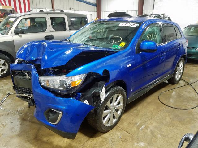 4A4AR3AW0FE030361 - 2015 MITSUBISHI OUTLANDER SPORT ES  photo 2