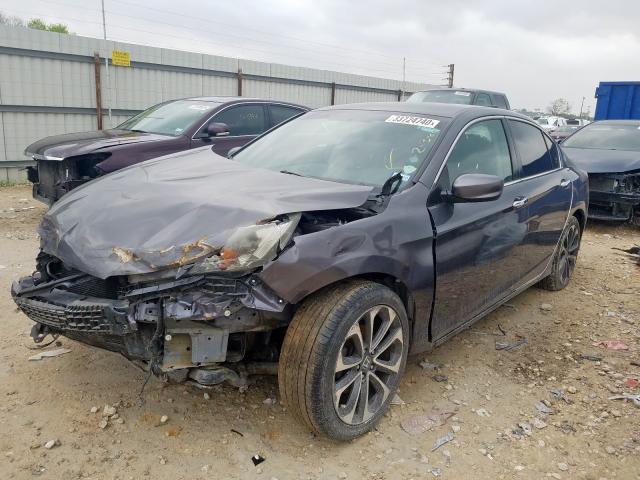 1HGCR2F53EA304704 - 2014 HONDA ACCORD SPORT  photo 2