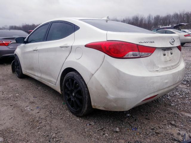 5NPDH4AE2DH226562 - 2013 HYUNDAI ELANTRA GLS  photo 3