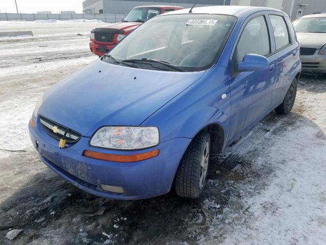 KL1TD65678B246164 - 2008 CHEVROLET AVEO BASE  photo 2