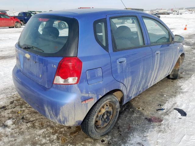 KL1TD65678B246164 - 2008 CHEVROLET AVEO BASE  photo 4