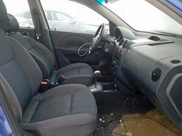 KL1TD65678B246164 - 2008 CHEVROLET AVEO BASE  photo 5