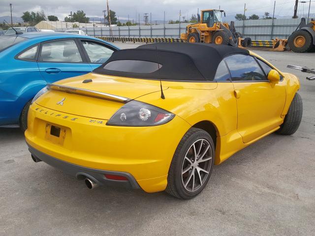 4A3AL35T49E033810 - 2009 MITSUBISHI ECLIPSE SPYDER GT  photo 4