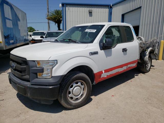 1FTEX1C89GFB94205 - 2016 FORD F150 SUPER CAB WHITE photo 2