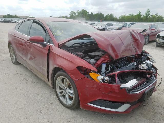 3FA6P0LU1JR162635 - 2018 FORD FUSION SE HYBRID  photo 1