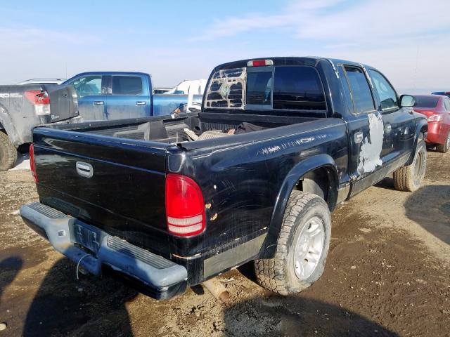 1B7HG38N62S540783 - 2002 DODGE DAKOTA QUAD SPORT  photo 4