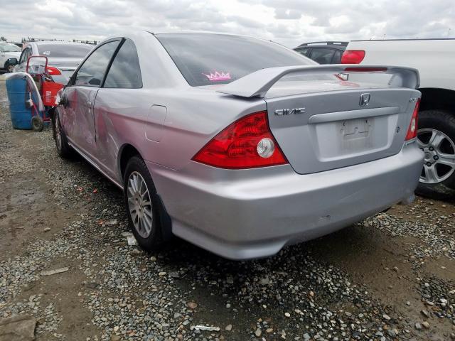 1HGEM22915L073869 - 2005 HONDA CIVIC EX  photo 3