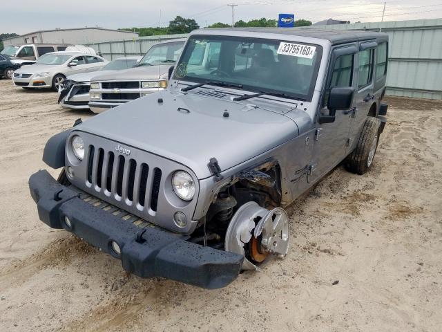 1C4BJWKG2EL328268 - 2014 JEEP WRANGLER UNLIMITED SPORT  photo 2