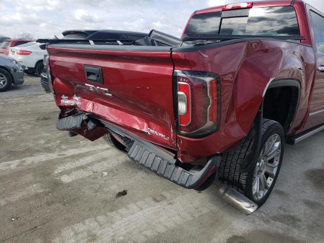 3GTU2PEJ2JG453667 - 2018 GMC SIERRA K1500 DENALI RED photo 9