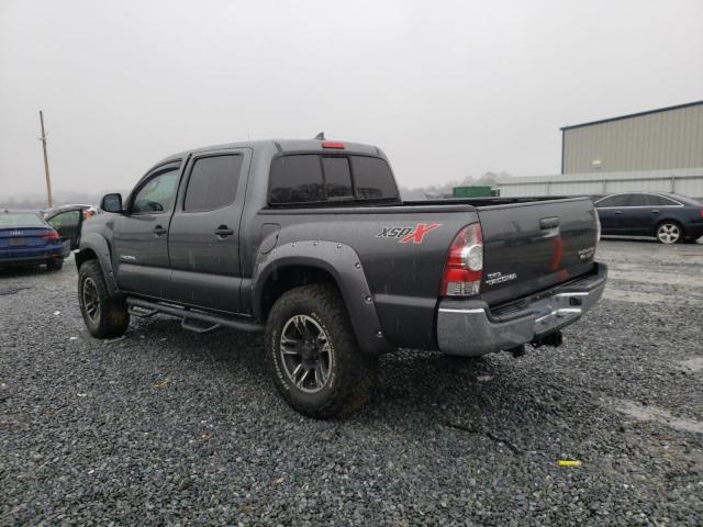 3TMJU4GN8FM175653 - 2015 TOYOTA TACOMA DOUBLE CAB PRERUNNER GRAY photo 3