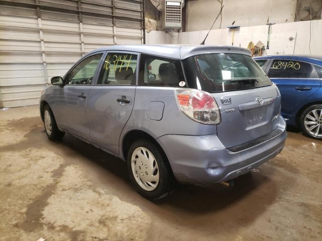 2T1KR32E48C693486 - 2008 TOYOTA COROLLA MA XR BLUE photo 3