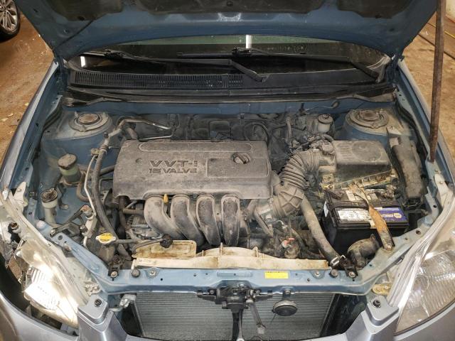 2T1KR32E48C693486 - 2008 TOYOTA COROLLA MA XR BLUE photo 7