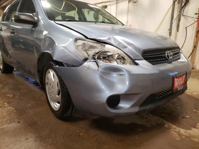 2T1KR32E48C693486 - 2008 TOYOTA COROLLA MA XR BLUE photo 9